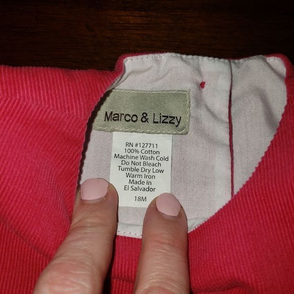 Marco & Lizzy fuchsia long romper - Picture 3 of 4